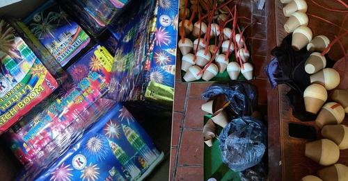Chưa đến Tết, pháo hoa đã bán ngập 'chợ mạng'